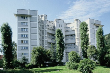 Ehemaliges Beamtenwohnaus in Saarbrücken, 1949/50 nach einem Entwurf von Hans Hirner und Bernhard Grothe errichtet
